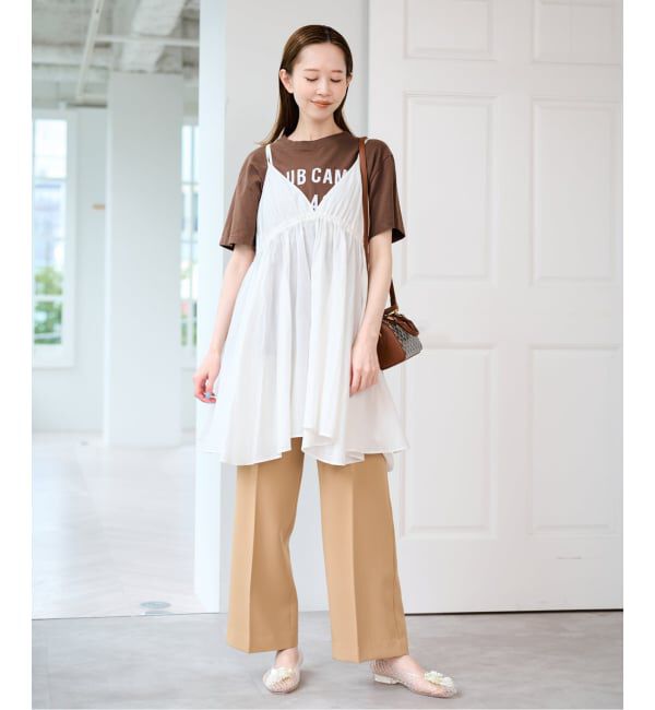 U by SPICK&SPAN「コットンキャミチュニックワンピース」|ワンピース|
