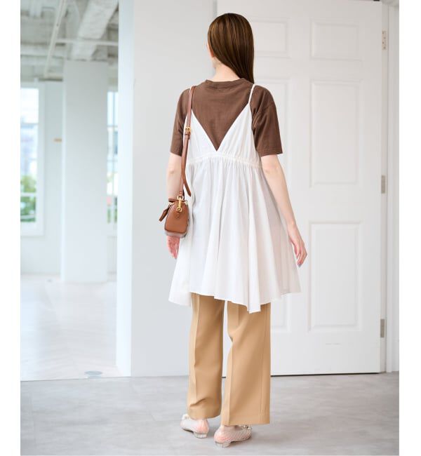 U by SPICK&SPAN「コットンキャミチュニックワンピース」|ワンピース|