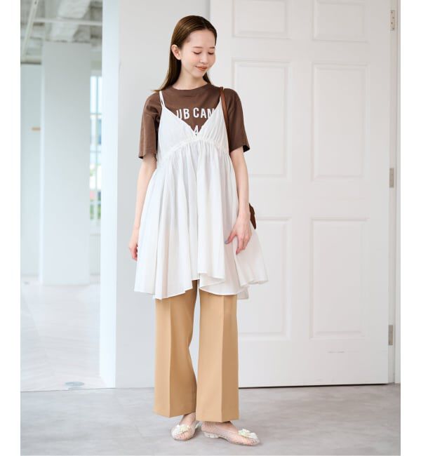 U by SPICK&SPAN「コットンキャミチュニックワンピース」|ワンピース|