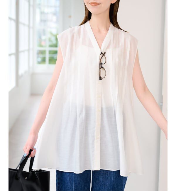 U by SPICK&SPAN「Vネックチュニックワンピース」|ワンピース|