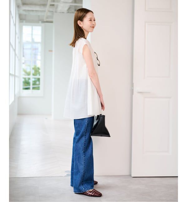 U by SPICK&SPAN「Vネックチュニックワンピース」|ワンピース|