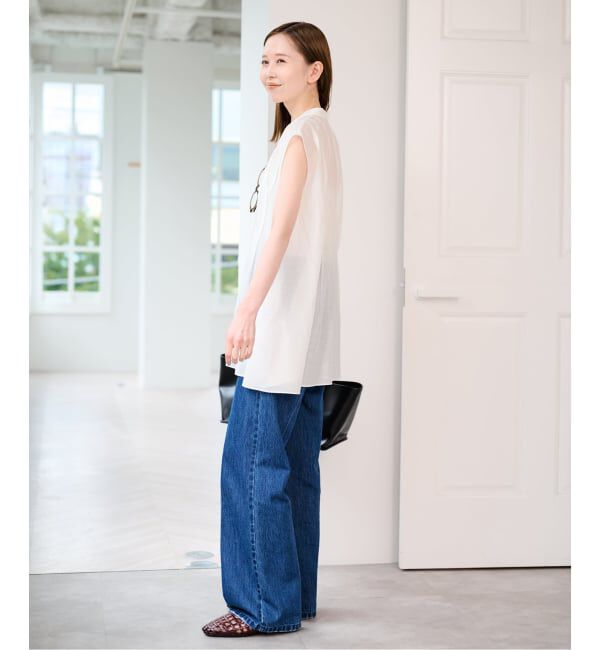 U by SPICK&SPAN「Vネックチュニックワンピース」|ワンピース|