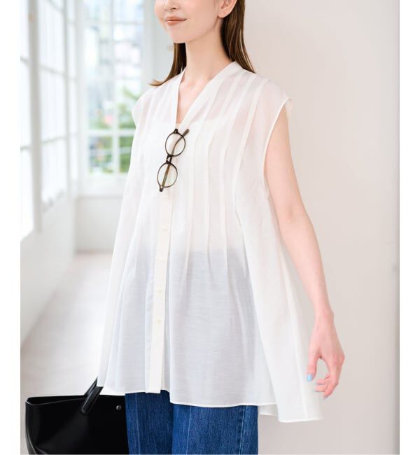 U by SPICK&SPAN「Vネックチュニックワンピース」|ワンピース|