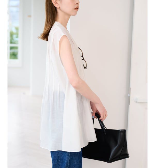 U by SPICK&SPAN「Vネックチュニックワンピース」|ワンピース|