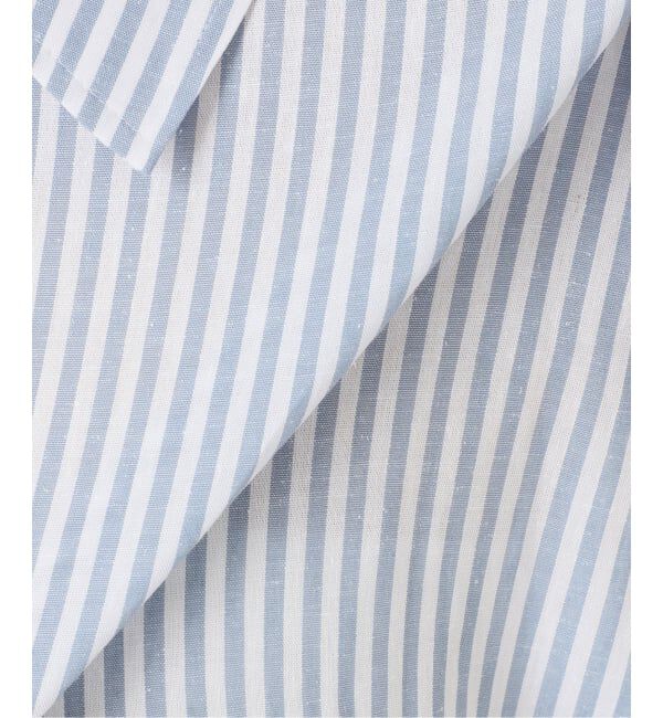 Spick and Span「ストライプフレンチヘムギャザーシャツ」|シャツ・ブラウス|