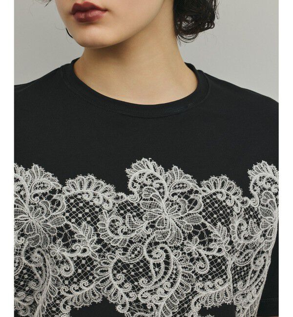 Diagram「レースTシャツ」|Tシャツ・カットソー|ブラック