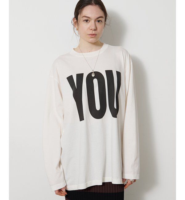  「【KATHARINE HAMNETT】別注YOU ロングスリーブTシャツ」|Tシャツ・カットソー|