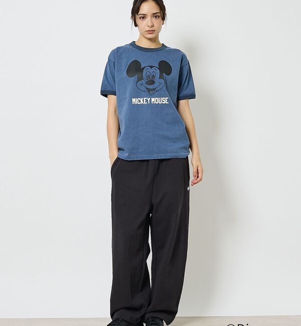 Rouge vif「【JOHNBULL/ジョンブル】MICKEY MOUSE RINGER T/ミッ」|Tシャツ・カットソー|