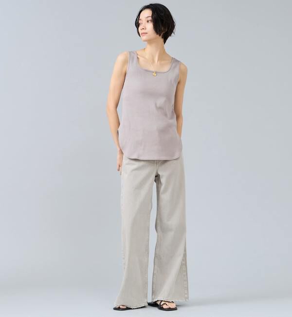 Liesse「【定番】前後2WAYテレコタンクトップ」|Tシャツ・カットソー|