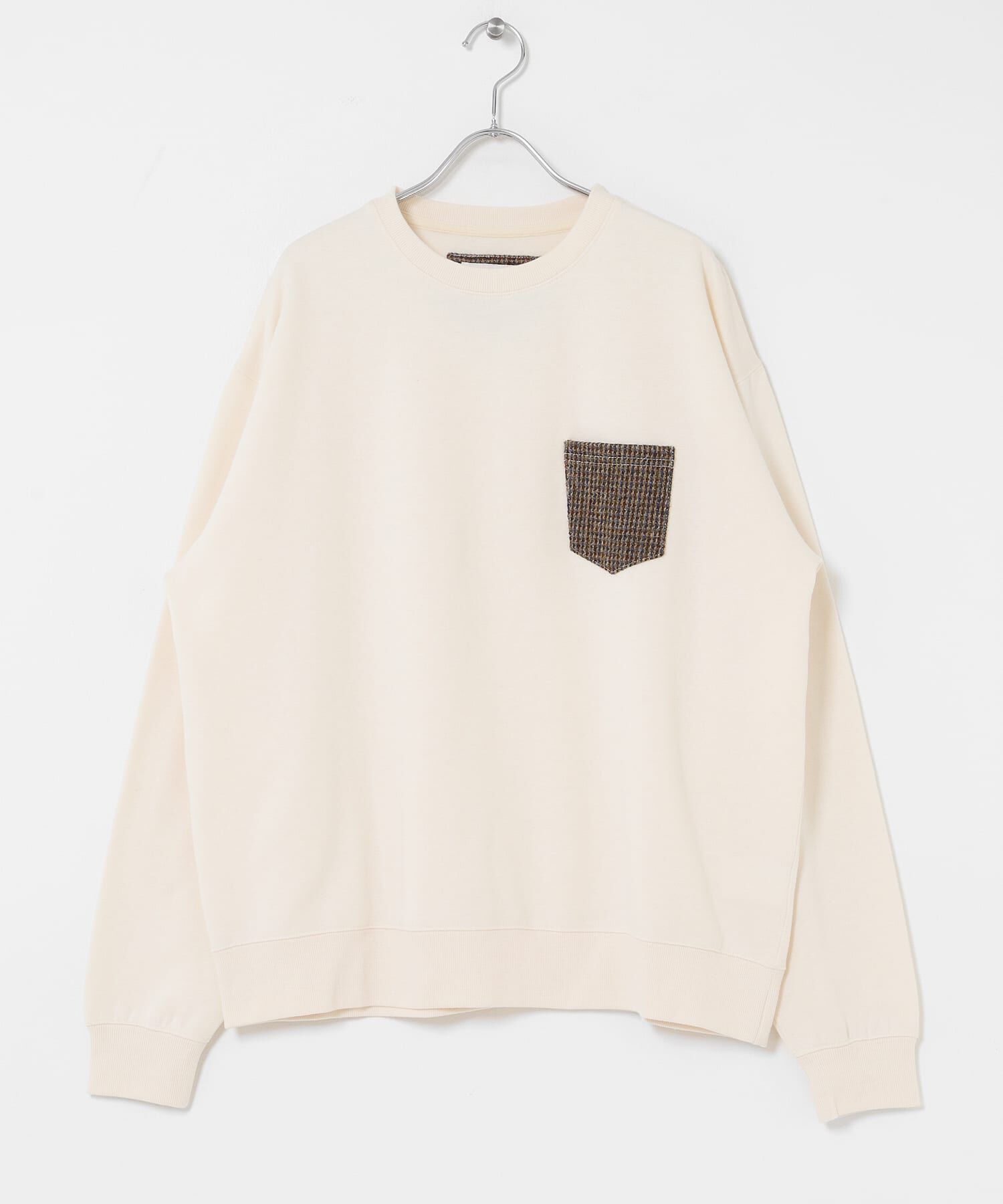 Sonny Label 「HARRIS TWEEDポケットスウェットプルオーバー」|スウェット・ジャージ|