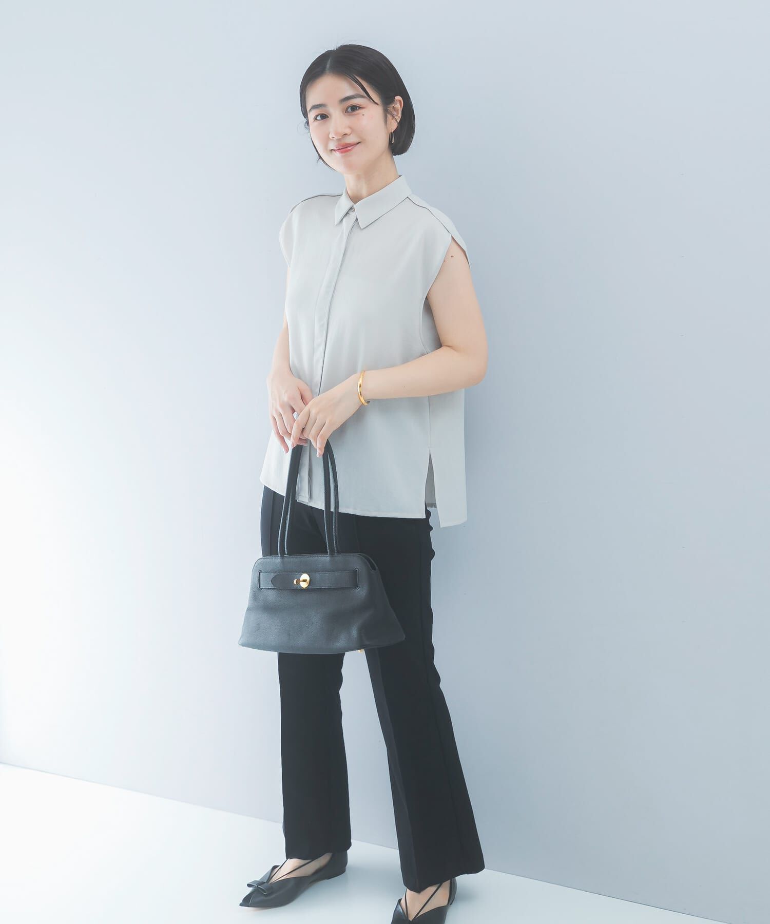 URBAN RESEARCH ROSSO「クールタッチ 防シワ シャツブラウス」|シャツ・ブラウス|