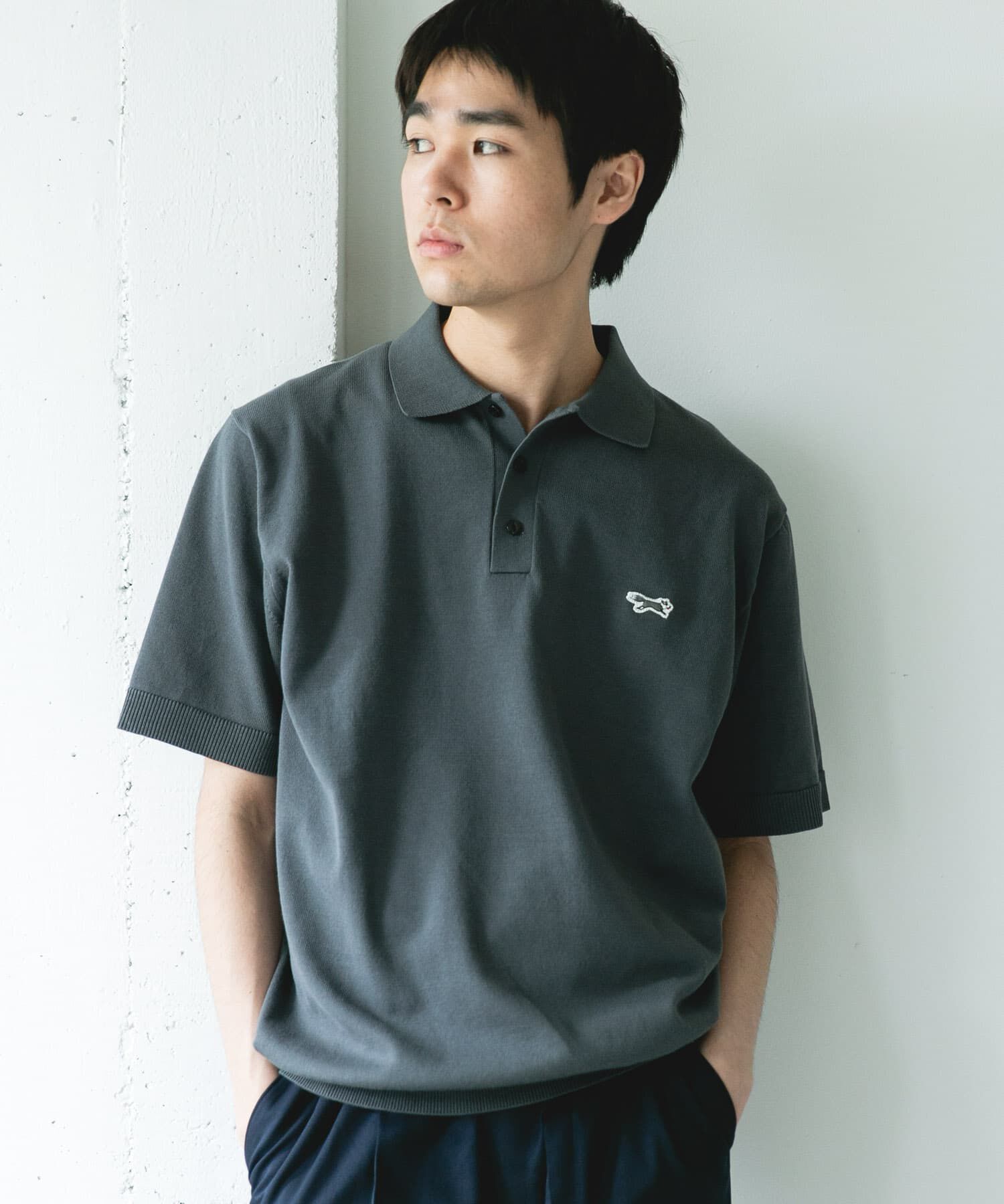 URBAN RESEARCH DOORS「『別注』PENNEYS&times;DOORS　THE FOX ハイゲージ ニットポロ」|ニット・セーター|