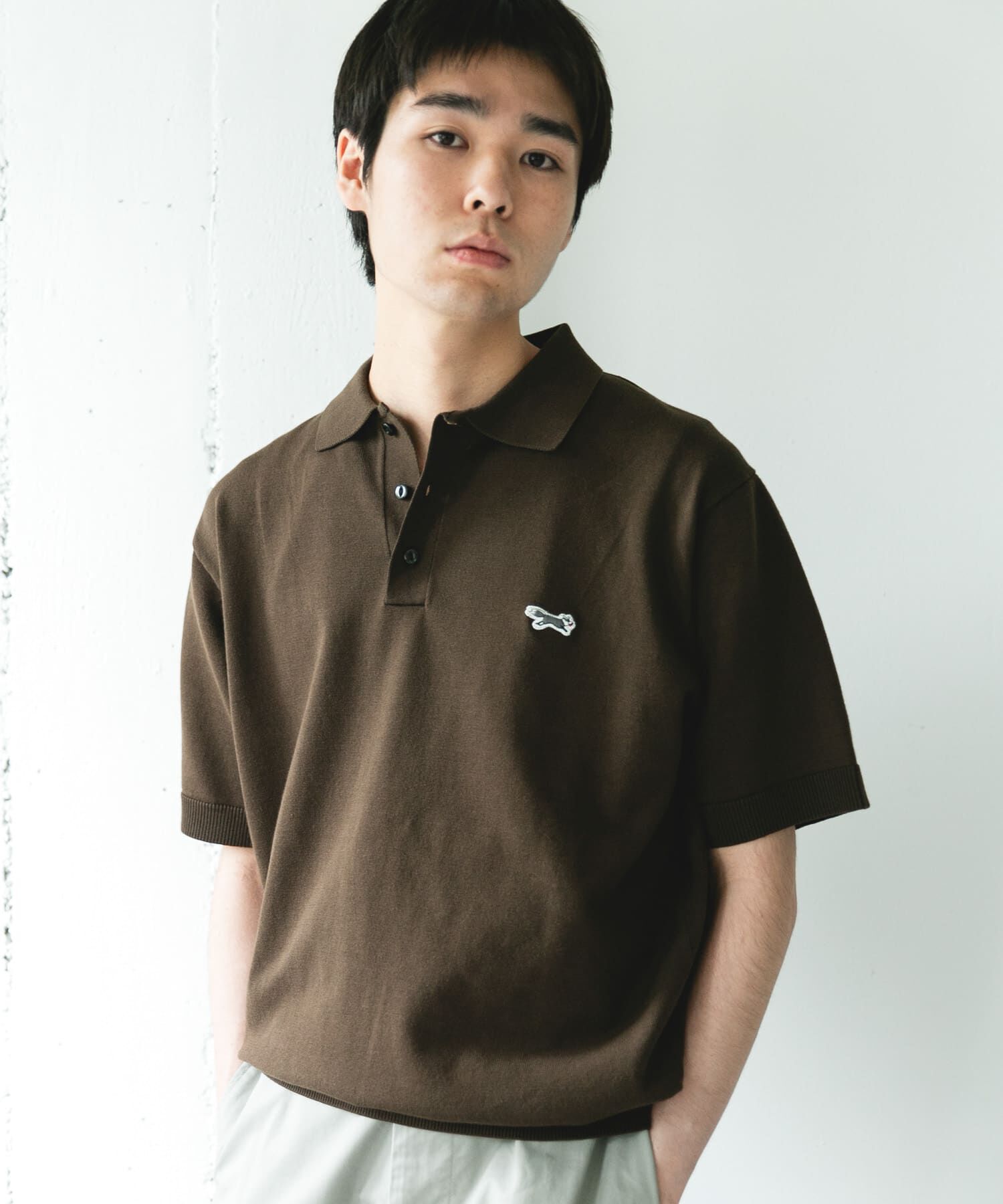 URBAN RESEARCH DOORS「『別注』PENNEYS&times;DOORS　THE FOX ハイゲージ ニットポロ」|ニット・セーター|