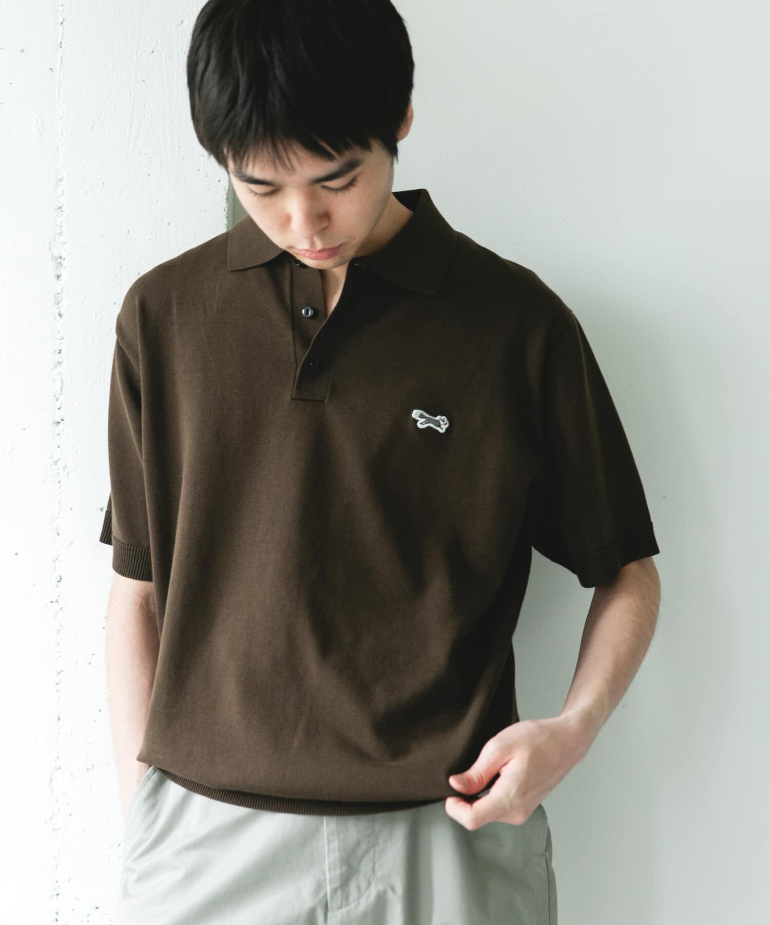 URBAN RESEARCH DOORS「『別注』PENNEYS&times;DOORS　THE FOX ハイゲージ ニットポロ」|ニット・セーター|