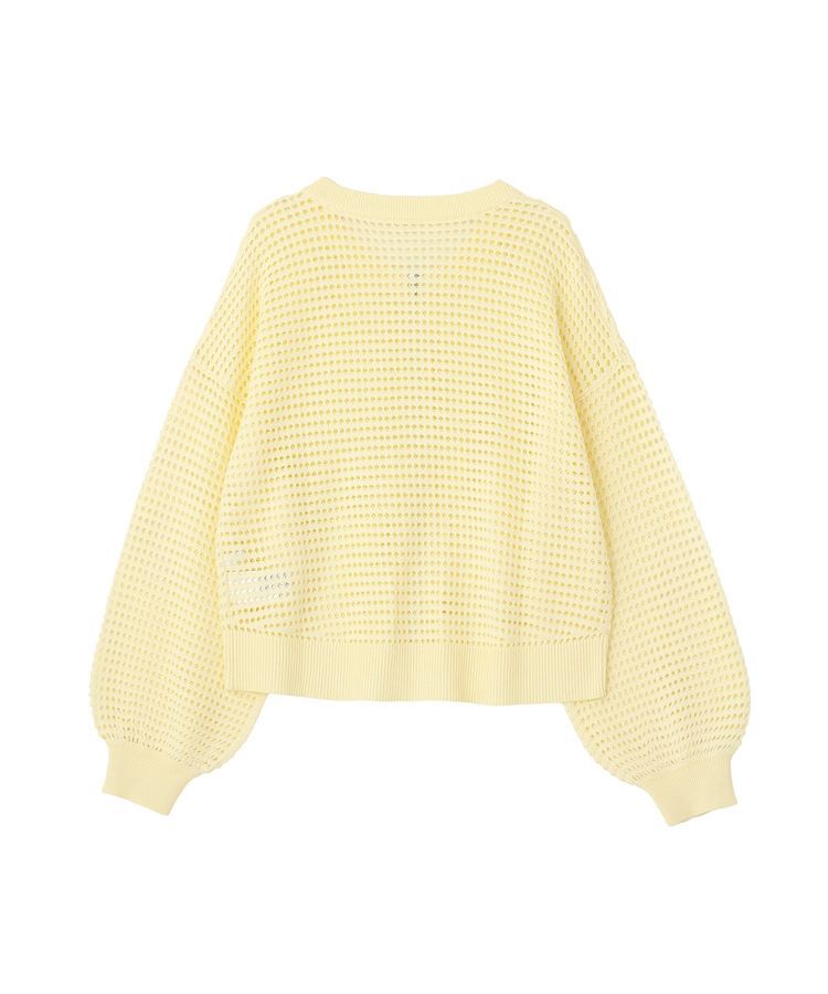 AMERICAN HOLIC「ジップアップメッシュニットカーディガン【WEB限定カラー有り】」|カーディガン|