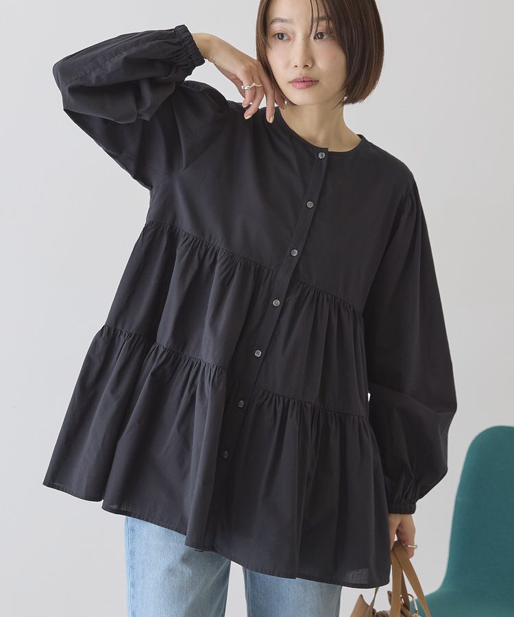 AMERICAN HOLIC「【WEB限定】ティアードギャザーブラウス」|シャツ・ブラウス|