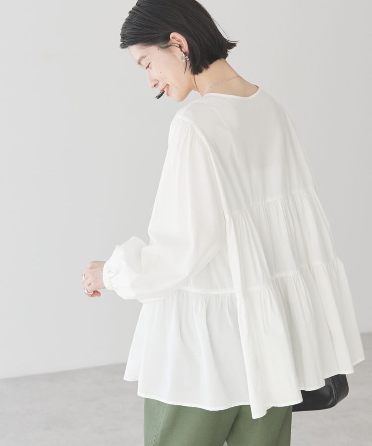 AMERICAN HOLIC「【WEB限定】ティアードギャザーブラウス」|シャツ・ブラウス|