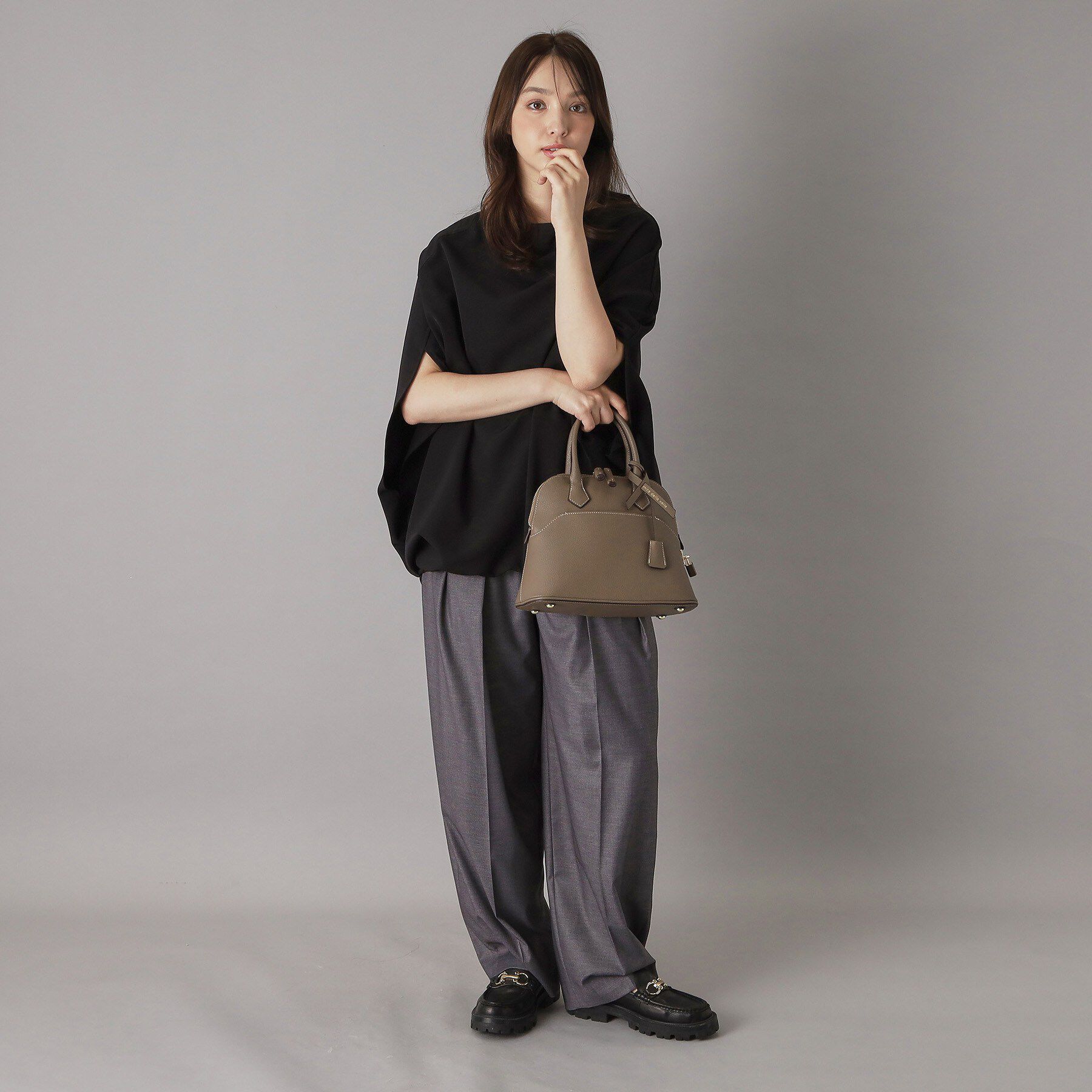 DRESSTERIOR「mica della valle（ミカデラヴァッレ）Katia ハンドバッグ」|ハンドバッグ|