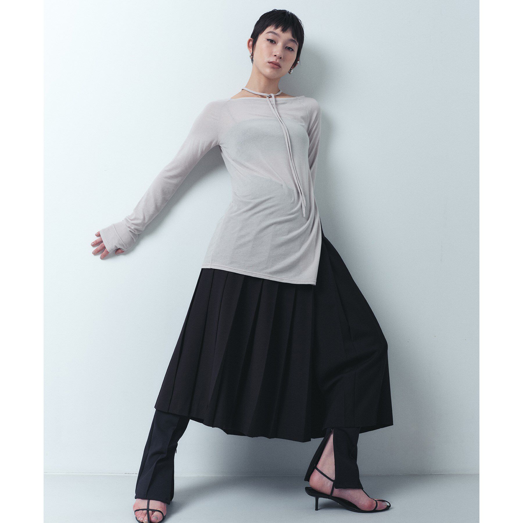 CODE A「off－shoulder jersey top」|Tシャツ・カットソー|