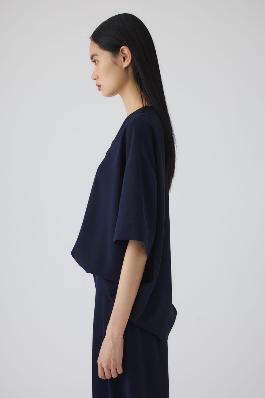 RIM.ARK 「Georgette u-neck tops」|シャツ・ブラウス|