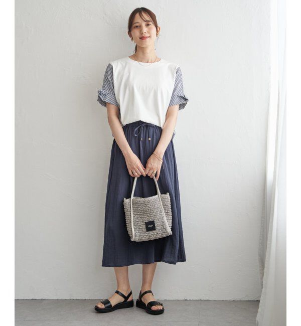 ikka「【接触冷感】スラブタックスカーチョ」|その他|