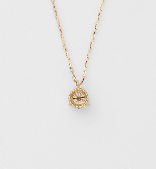 agete「K18ダイヤモンドネックレス（0.15ct）」|ネックレス|