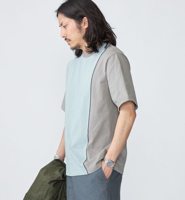 SHIPS「SHIPS: スイッチ パネル Tシャツ」|Tシャツ・カットソー|