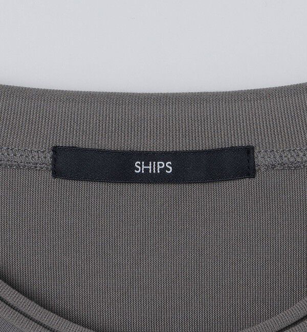 SHIPS「SHIPS: COOLMAX(R) ロールネック ソリッド Tシャツ」|Tシャツ・カットソー|
