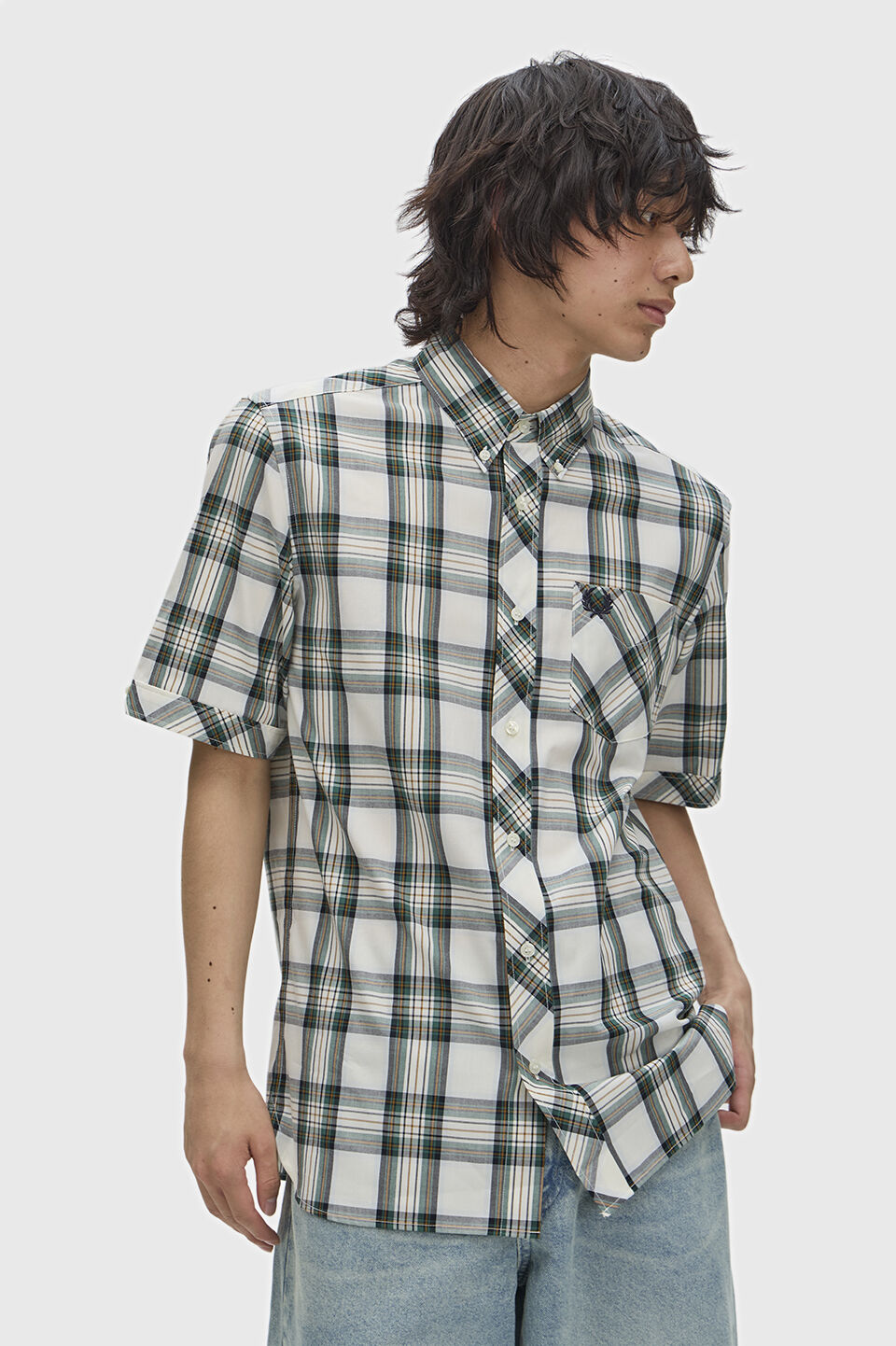FRED PERRY 「Classic Tartan Short Sleeve Shirt クラシックタータンショートスリーブシャツ」|シャツ・ブラウス|ECRU