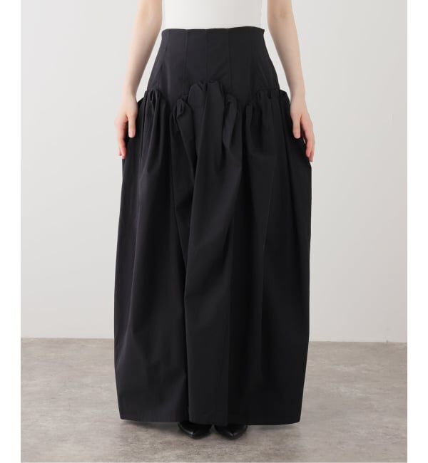 「MARGE COTTON CORSET DETAIL GATHERED SKIRT 1012-0105-033：スカート」|スカート|