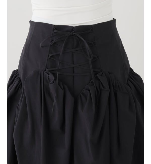  「MARGE COTTON CORSET DETAIL GATHERED SKIRT 1012-0105-033：スカート」|スカート|