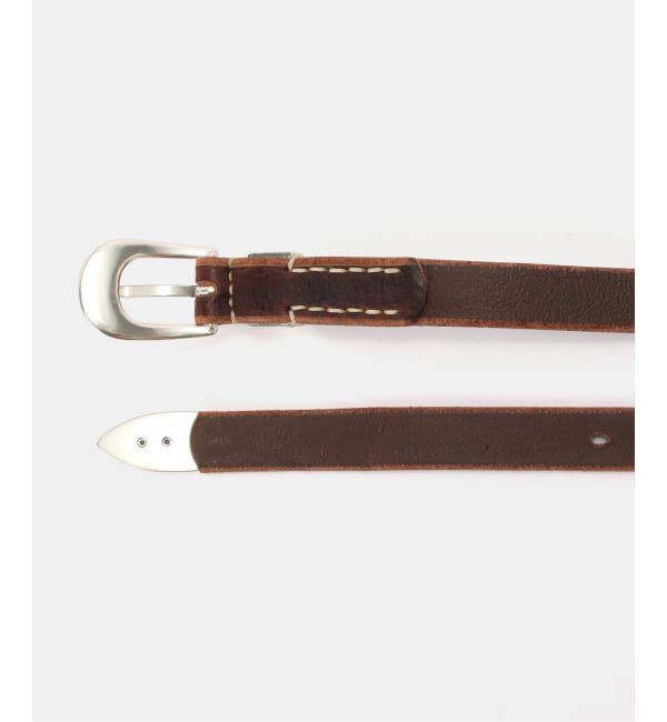 EYETHINK「OUR LEGACY 2 CM BELT Brown  80」|ベルト|