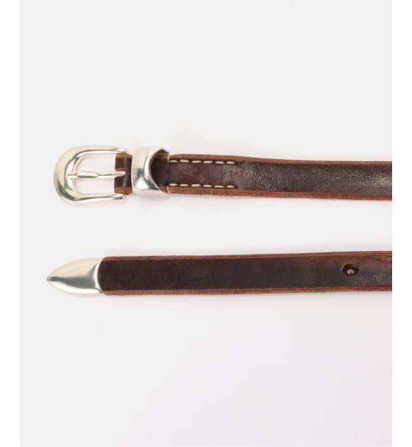 EYETHINK「OUR LEGACY 2 CM BELT Brown 90」|ベルト|