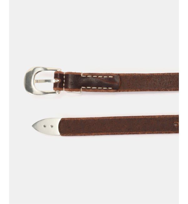 EYETHINK「OUR LEGACY 2 CM BELT Brown 90」|ベルト|