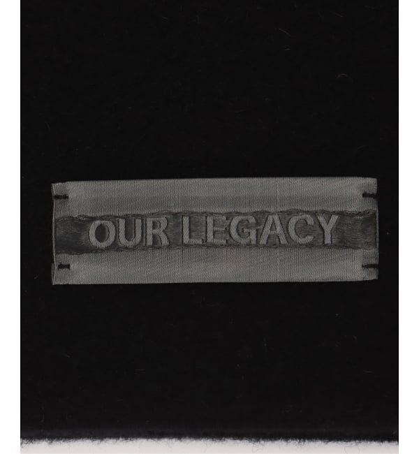 EYETHINK「OUR LEGACY ESTATE SCARF, Black Double Wool,」|バンダナ・スカーフ|