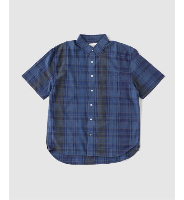 JOURNAL STANDARD「ORIGINAL MADRAS / オリジナルマドラス LAX S/S SHIRT」|シャツ・ブラウス|ネイビー A