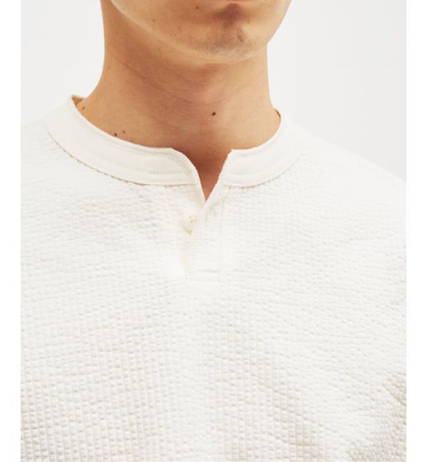 JOURNAL STANDARD「カット サッカー ヘンリーネック Tシャツ」|Tシャツ・カットソー|