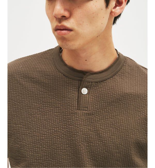 JOURNAL STANDARD「カット サッカー ヘンリーネック Tシャツ」|Tシャツ・カットソー|