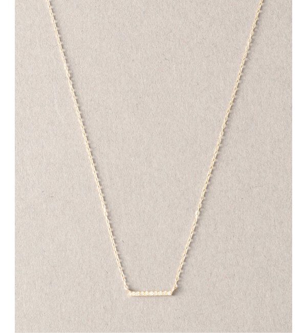 Lilas by Spick&Span「※ダイヤ10ミリバーネックレス K10」|ネックレス|ゴールド