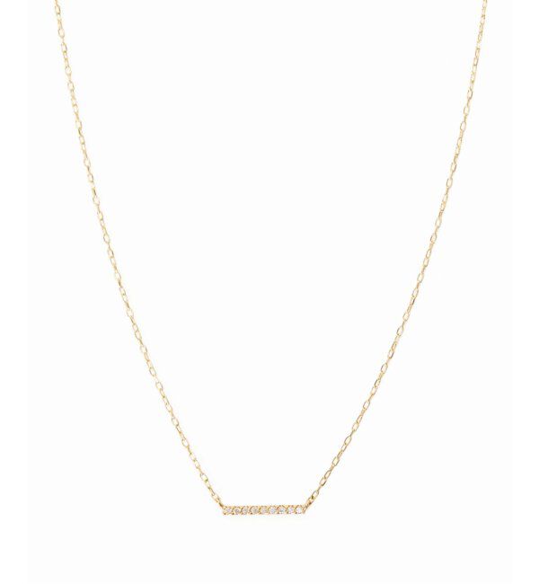 Lilas by Spick&Span「※ダイヤ10ミリバーネックレス K10」|ネックレス|