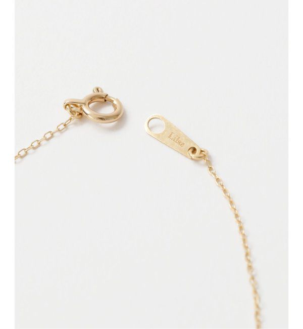 Lilas by Spick&Span「ビーチダイヤネックレス K10」|ネックレス|