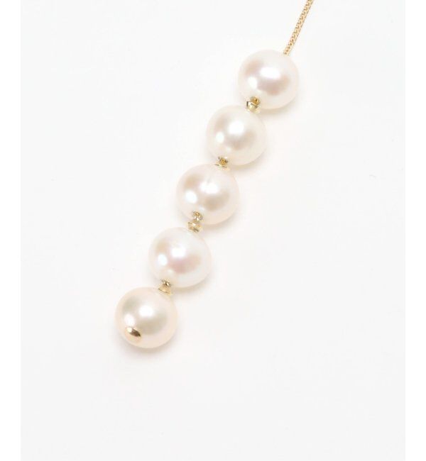 Lilas by Spick&Span「5ピースパールラインチェーンチャーム K10」|その他|