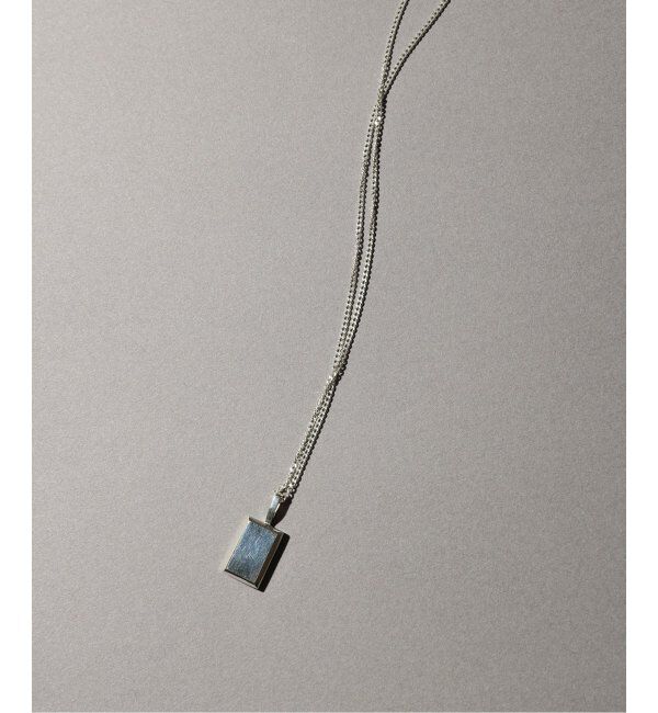 Spick and Span「《WEB限定》【SAMH by LILAS】インゴットモチーフ50cmネックレス SV」|ネックレス|
