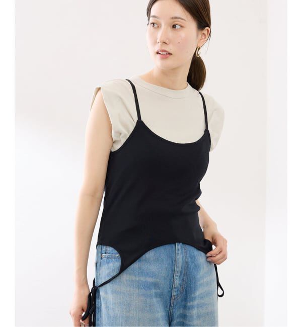 FRAMeWORK「JANE SMITH cotton updown ribbon cami」|Tシャツ・カットソー|