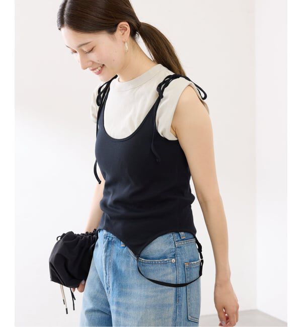 FRAMeWORK「JANE SMITH cotton updown ribbon cami」|Tシャツ・カットソー|