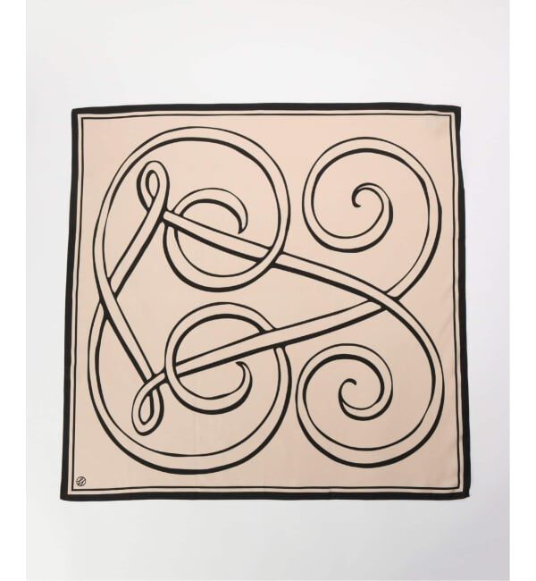 NOBLE「《追加予約》LE SCARF/レスカーフ Monogram Large 80cm」|バンダナ・スカーフ|