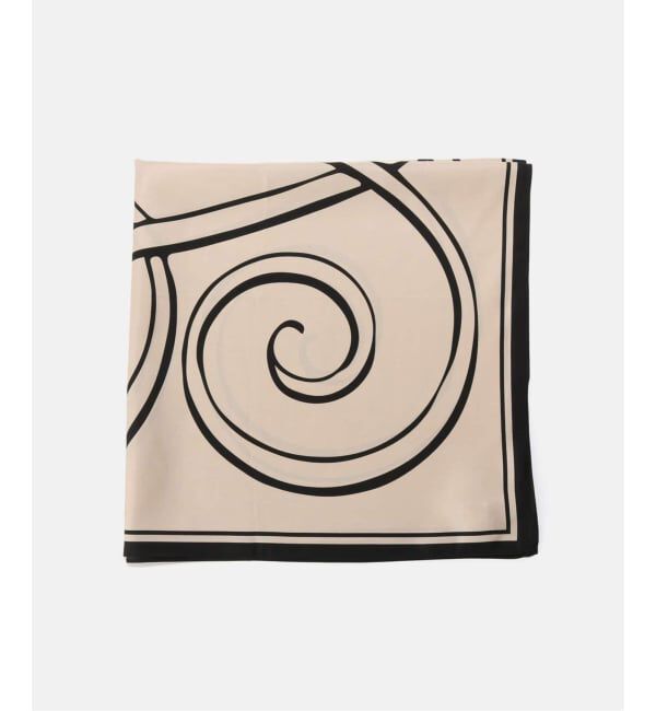 NOBLE「《追加予約》LE SCARF/レスカーフ Monogram Large 80cm」|バンダナ・スカーフ|