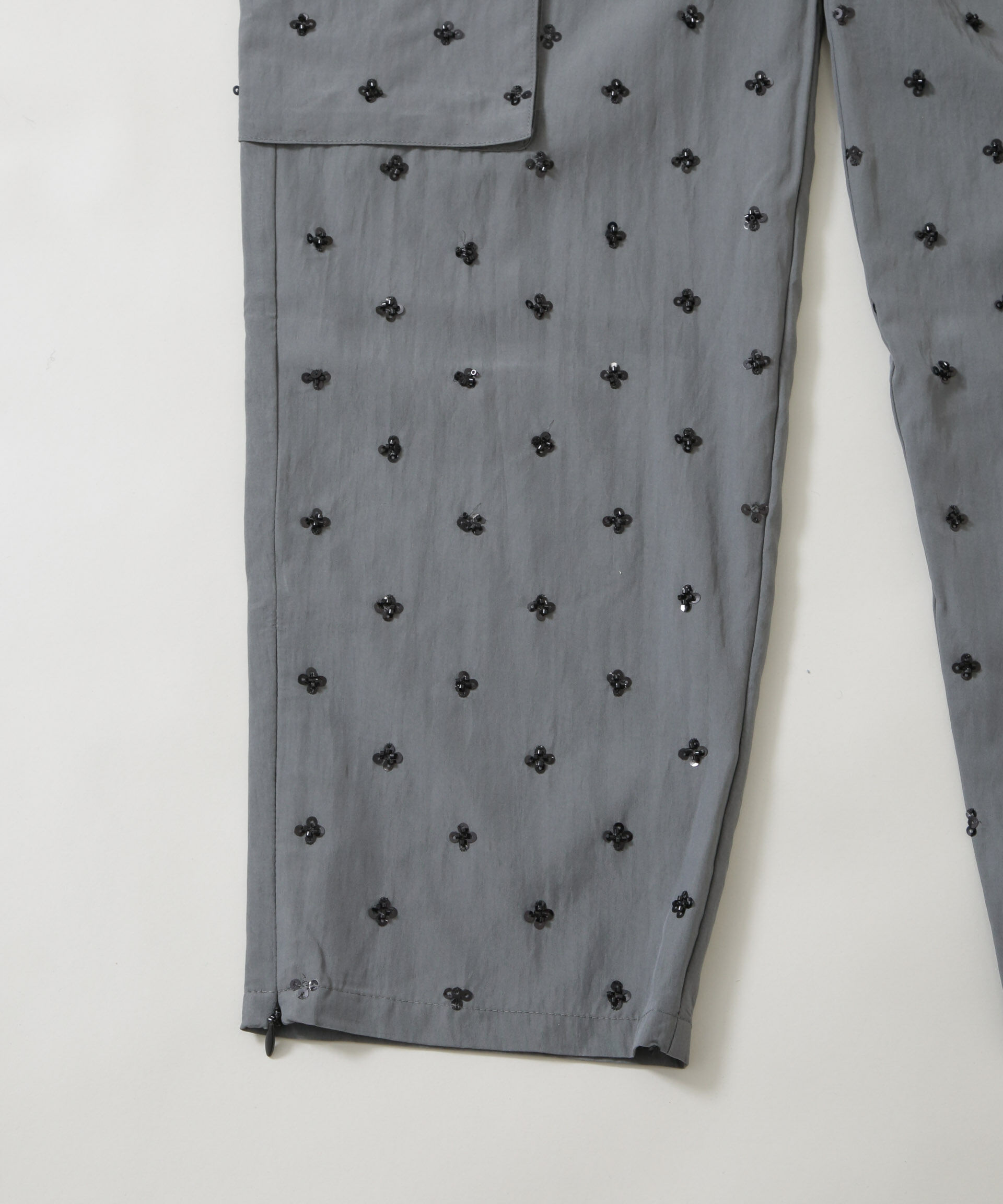 nano･universe「BAUM UND PFERDGARTEN/Viscose with Sequins パンツ(セットアップ可)」|チノ|
