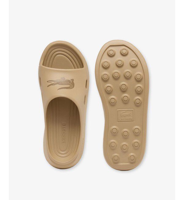 LACOSTE「メンズ MEDUZ SLIDE 126 2 CMA 軽量 ワイドストラップ 厚底スライドサンダル」|サンダル|