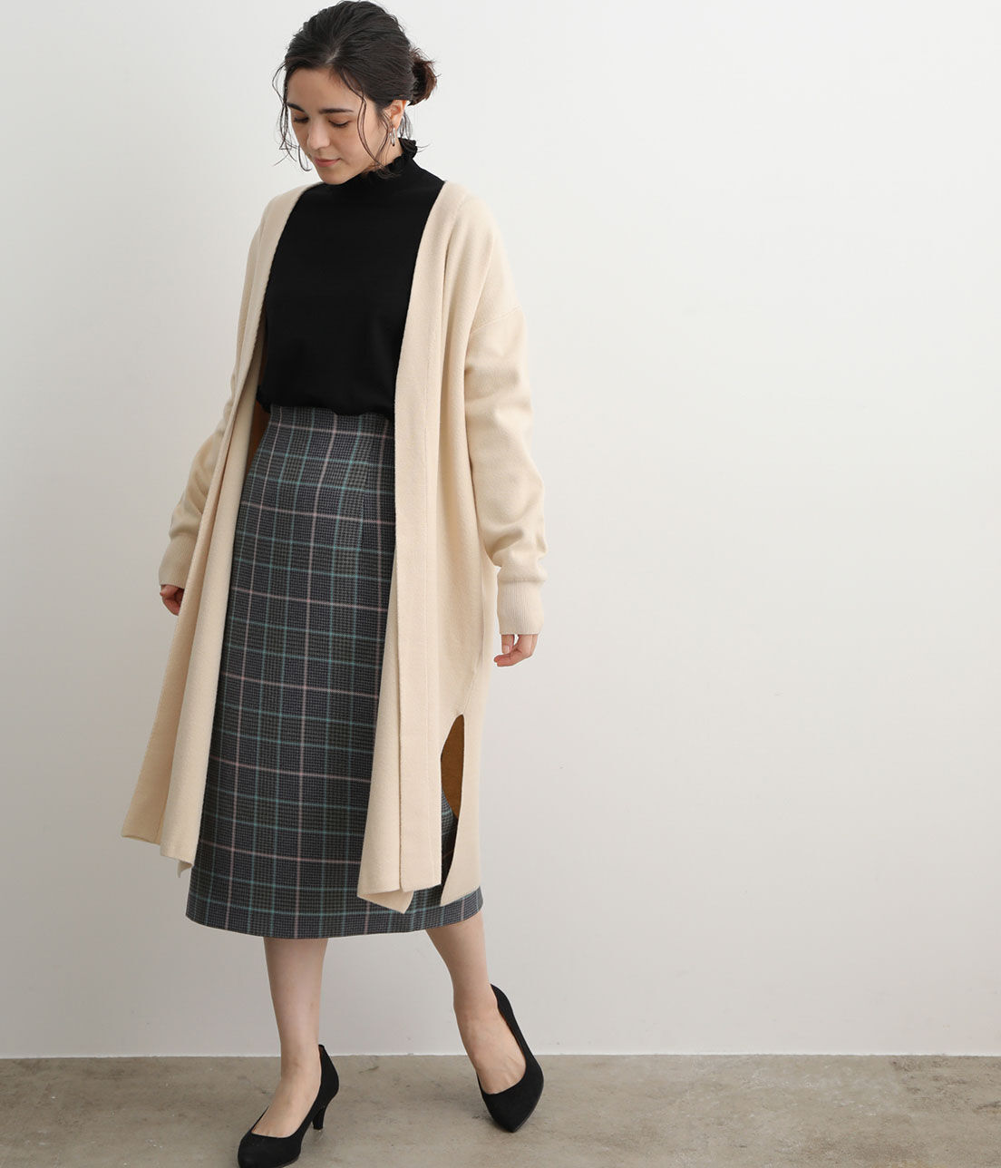 SALON adam et rope'「【店舗限定】TORRAZZO DONNA ロングニットカーディガン」|カーディガン|